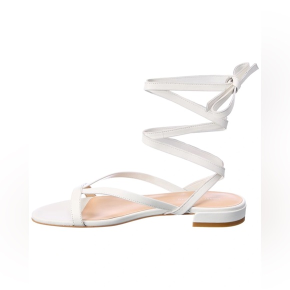 NWT Stuart Weitzman Anita leather sandal in white - Picture 6 of 7